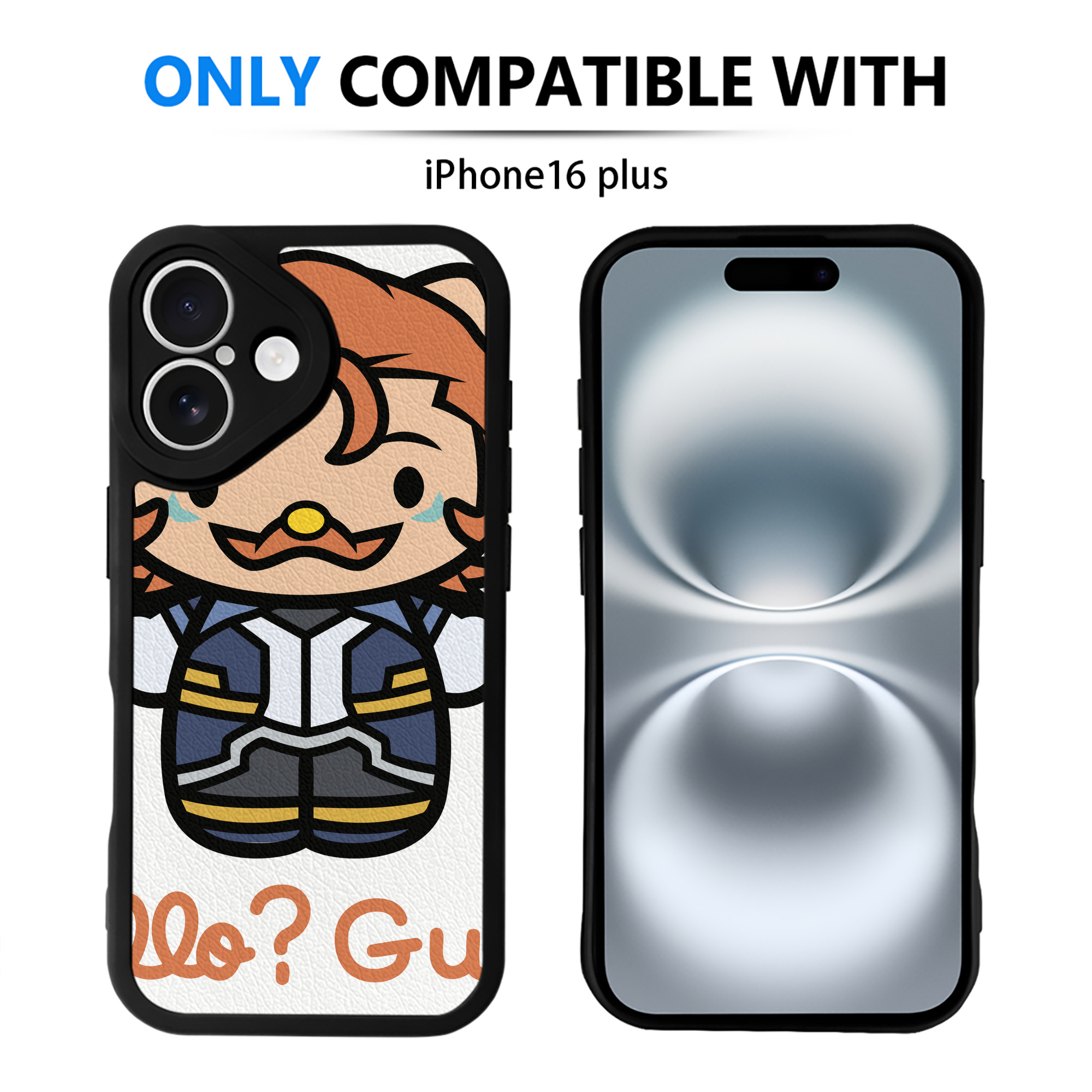 （画像用） Hello Kitty ハローキティ 【iPhone 16シリーズ対応】シリコンスマホケース（レザー調） 材質：シリコン